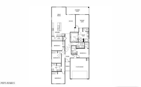 New construction Single-Family house 35455 W Marin Avenue, Maricopa, AZ 85138 Avery- photo 0