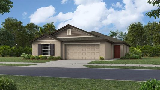 New construction Single-Family house 12646 Timber Moss Lane, Riverview, FL 33579 Harrisburg- photo 0