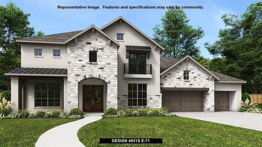 New construction Single-Family house Design 4931S, 5318 Lakeview Bend, Fulshear, TX 77441 - photo