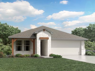 New construction Single-Family house 111 Horned Owl, Cedar Creek, TX 78612 The Callaghan (830)- photo 0