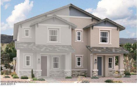 New construction Single-Family house 2888 N Evergreen Street, Buckeye, AZ 85396 Chicago- photo 0