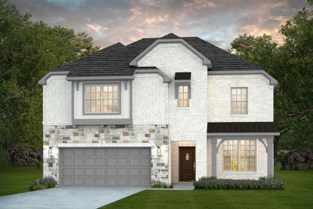 New construction Single-Family house 5110 Mulberry Thicket Trail, Richmond, TX 77469 Amherst- photo 0