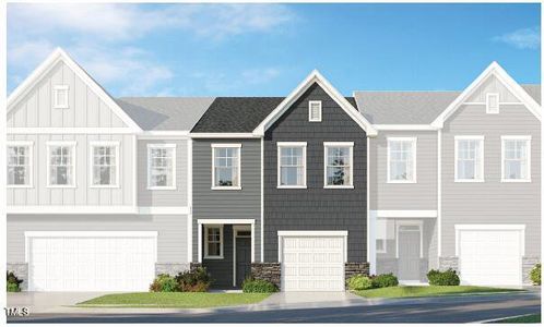 New construction Townhouse house 332 Deercroft Drive, Apex, NC 27539 - photo 0 0