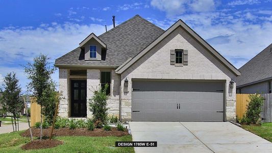 New construction Single-Family house 1354 Lakeside Creek Road, Magnolia, TX 77354 Design 1785W- photo 0