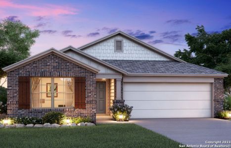 New construction Single-Family house 8411 Aloe Vera Trace, San Antonio, TX 78222 Eastland- photo 0