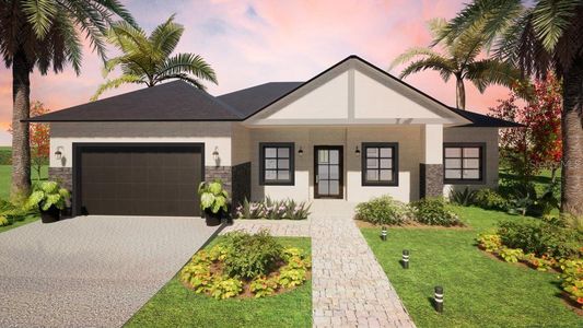 New construction Single-Family house 163 Blazing Star Avenue, Lake Alfred, FL 33850 - photo 0
