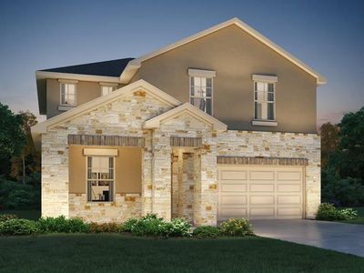 New construction Single-Family house 145 Sun Grove Trl, Georgetown, TX 78628 The Winedale (880)- photo 0 0