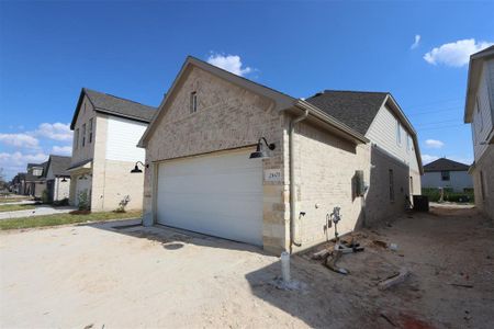 New construction Single-Family house 21671 Wave Hollow Drive, Cypress, TX 77433 Rosemary - Smart Series- photo 0