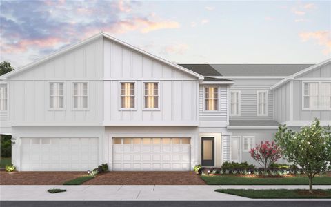 New construction Townhouse house 146 Glass Onion Drive, Groveland, FL 34737 Sovereign- photo 0