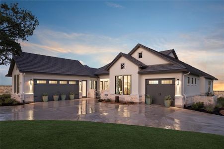 New construction Single-Family house 132 La Ventana Drive, Liberty Hill, TX 78642 Riviera- photo 0