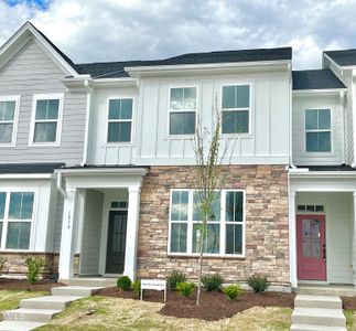 New construction Townhouse house 1617 Wendell Falls Parkway, Wendell, NC 27591 - photo 2 2