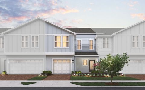 New construction Townhouse house 182 Glass Onion Drive, Groveland, FL 34737 Legacy- photo 1 1