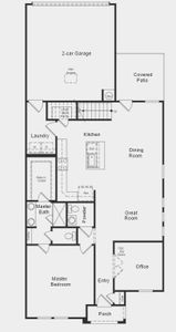 New construction Single-Family house 844 Long Run, Liberty Hill, TX 78642 Mozart- photo