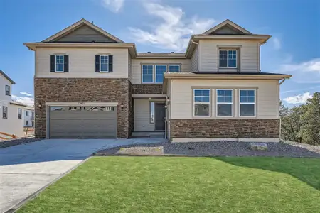 New construction Single-Family house 13875 Hanging Lake Street, Parker, CO 80138 Wellesley- photo 0