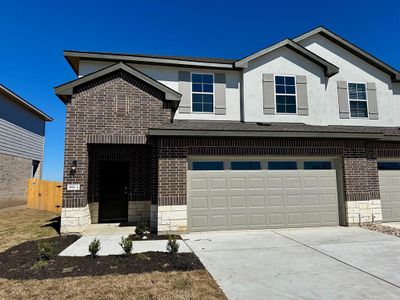 New construction Townhouse house 18616 Cremello Dr, Unit A, Manor, TX 78653 The Pecan- photo 0