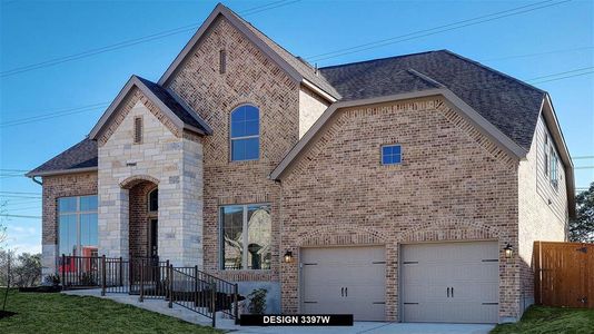 New construction Single-Family house 21719 White Peacock Drive, Cypress, TX 77433 Design 3397W- photo 1 1