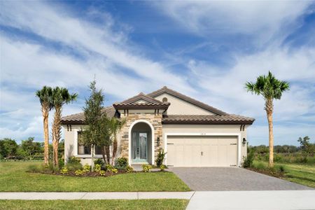 New construction Single-Family house 13714 Heartwood Way, Parrish, FL 34219 Sandpiper- photo 0