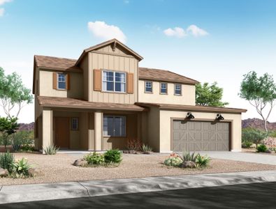 New construction Single-Family house Sycamore, 21463 W. Cartwright Ave, Buckeye, AZ 85396 - photo