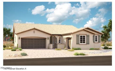 New construction Single-Family house 21664 E Roundup Way, Queen Creek, AZ 85142 Pinecrest- photo 0