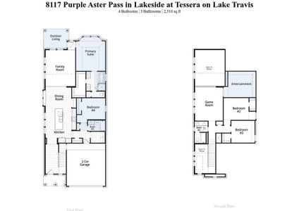 New construction Single-Family house 8117 Purple Aster Pass, Lago Vista, TX 78645 Everett Plan- photo 1 1