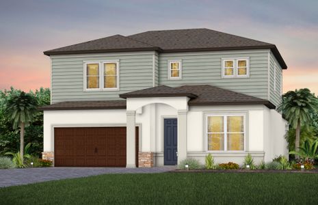 New construction Single-Family house Ruby, Cypress Bend Drive, Wesley Chapel, FL 33545 - photo
