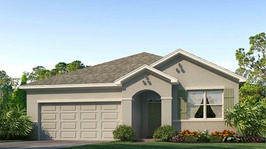 New construction Single-Family house 33451 Darley Dale Trail, Wesley Chapel, FL 33545 Aria- photo 0 0