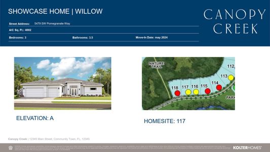 New construction Single-Family house 5479 Sw Pomegranate Way, Palm City, FL 34990 Willow- photo 1 1