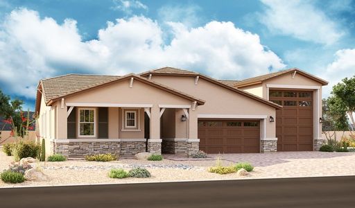 New construction Single-Family house 19655 E. Estrella Road, Queen Creek, AZ 85142 Hanson- photo 0