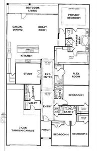 New construction Single-Family house 4303 Golden Ridge Circle, Manvel, TX 77578 Plan 5042 Exterior D- photo 0