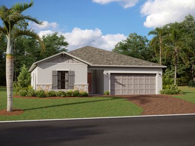 New construction Single-Family house 5270 Patano Loop, Palmetto, FL 34221 Ventura - Single Family Smart Series- photo 0
