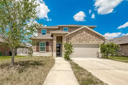 New construction Single-Family house 2605 Indigo Harvest Trail, Pearland, TX 77089 The Matador (870)- photo 0