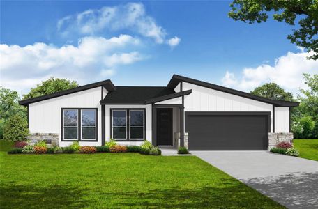New construction Single-Family house 4105 Hillside Dr, Lago Vista, TX 78645 The Bluebonnet- photo 0