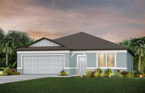 New construction Single-Family house 3851 Capri Coast Drive, Plant City, FL 33565 Seabrook- photo 0