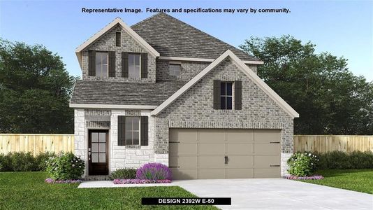 New construction Single-Family house 313 Bauer Loop, Liberty Hill, TX 78642 Design 2392W- photo 0