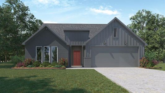 New construction Single-Family house 329 Heatherwood Ter, Marble Falls, TX 78654 The Elgin- photo 0