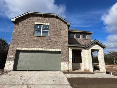 New construction Single-Family house 2408 Little Snake Way, Jarrell, TX 78633 Knox Homeplan- photo 1 1