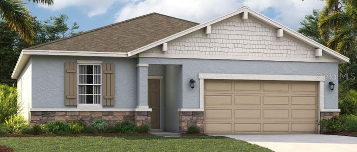 New construction Single-Family house 8928 Nuthatcher Drive, Leesburg, FL 34788 The Portland- photo 0 0