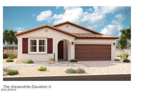 New construction Single-Family house 40347 W Wade Drive, Maricopa, AZ 85138 Alexandrite- photo 0