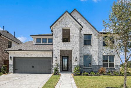 New construction Single-Family house 7423 Butterfly Blossom Lane, Katy, TX 77493 The Collins- photo 0