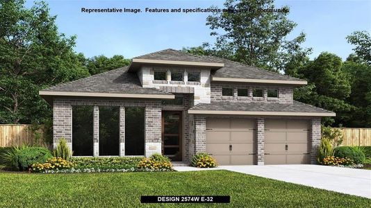 New construction Single-Family house 1309 Glen Heather Dr, Georgetown, TX 78633 Design 2574W- photo 0 0