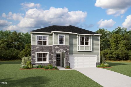 New construction Single-Family house 556 Barbour Farm Lane, Four Oaks, NC 27524 Teton- photo 0