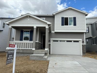 New construction Single-Family house 9185 Uravan Court, Commerce City, CO 80022 Moonstone- photo 0