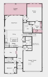 Structural options added include; Double doors at flex, extended primary suite, slid-in tub in primary bath, 4th bathroom, mud-set shower in bath 2, media room, extended covered patio.