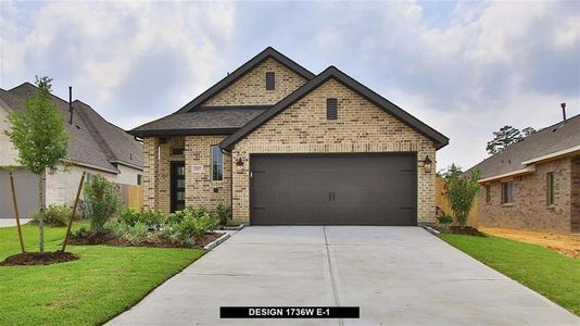 New construction Single-Family house 1309 Wicklow Forest Street, Magnolia, TX 77354 Design 1736W- photo 0 0