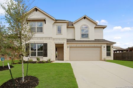 New construction Single-Family house 29720 Slate Creek, Fair Oaks Ranch, TX 78015 The Atalon- photo 0