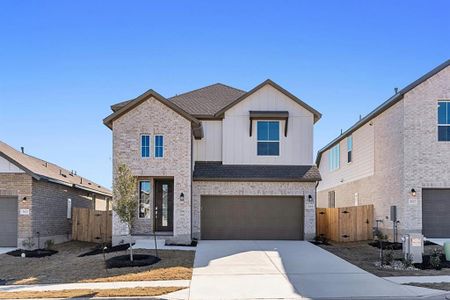 New construction Single-Family house 3619 Twin Glades Pass, Buda, TX 78610 Mariposa- photo 0 0