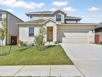 New construction Single-Family house 635 Wild Spur Ln, Liberty Hill, TX 78642 The Pearl (C452)- photo 0 0