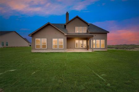 New construction Single-Family house 134 Red Cliff Court, Rhome, TX 76078 Lantana- photo 31 31