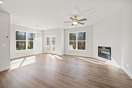 New construction Townhouse house 1591 Gin Blossom Circle, Lawrenceville, GA 30045 Davenport- photo 7 7