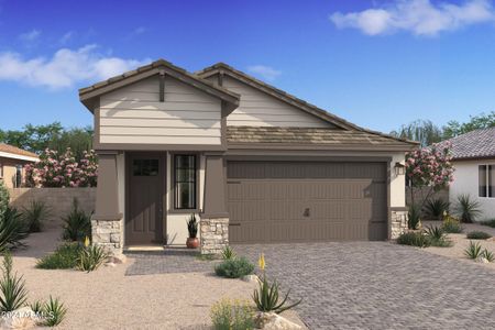 New construction Single-Family house 20303 W Montecito Avenue, Buckeye, AZ 85396 Blueberry Ash- photo 0 0